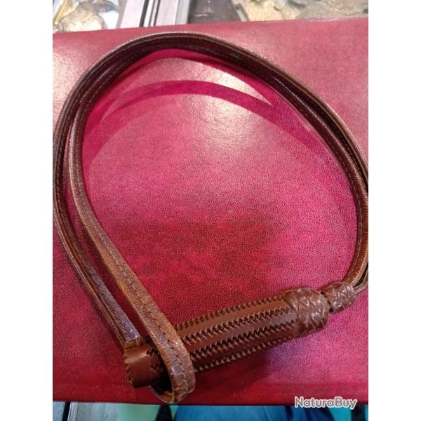 Dragonne cuir pour sabre franais 1882