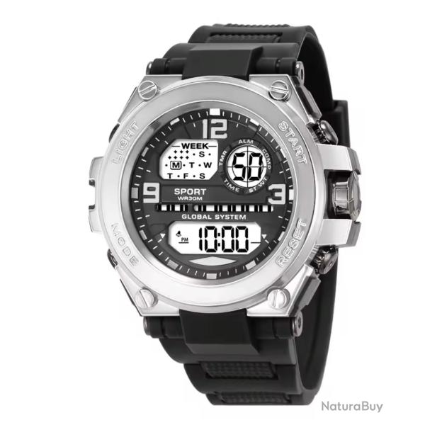 ENCHERE Montre Multifonctions. SPORT Coloris au choix