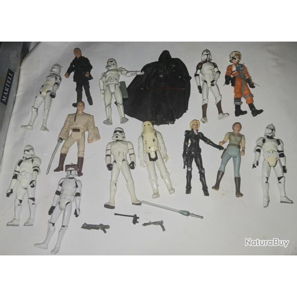 GROS LOT DE FIGURINES STAR WARS
