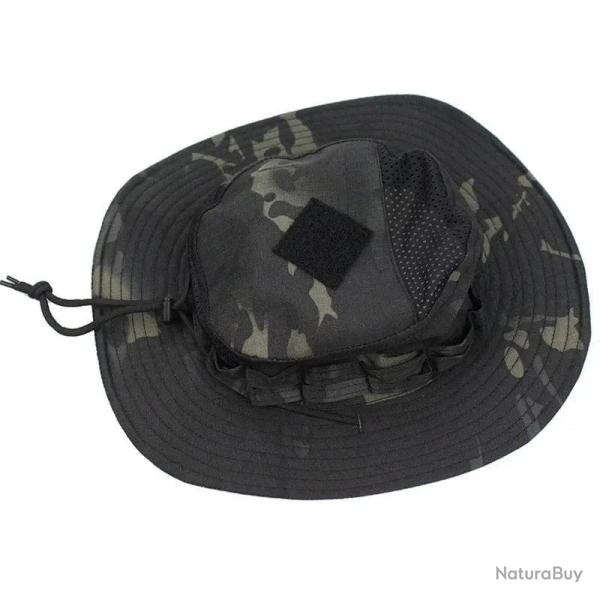 Chapeau militaire Timber Wolf protection solaire - Multicam noir
