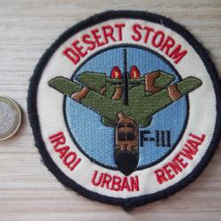 écusson militaire desert storm Tornado F3 irak Opération Tempête du désert