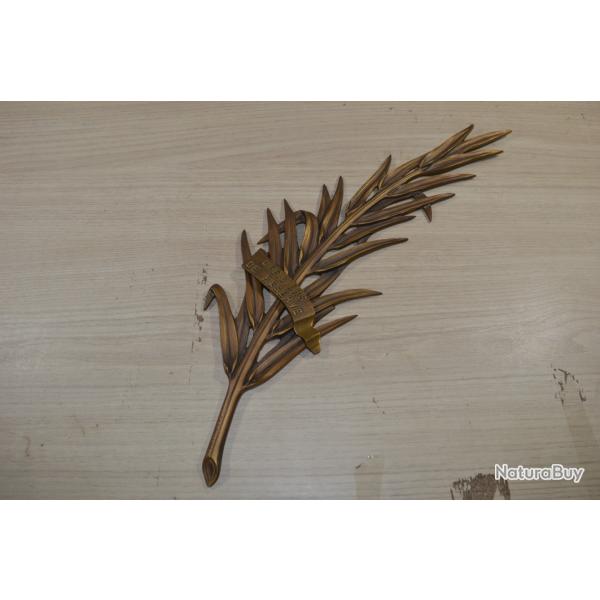 Palme officier de Reserve Militaire souvenir m�daille Bronze M.Thomas 55cm (21)