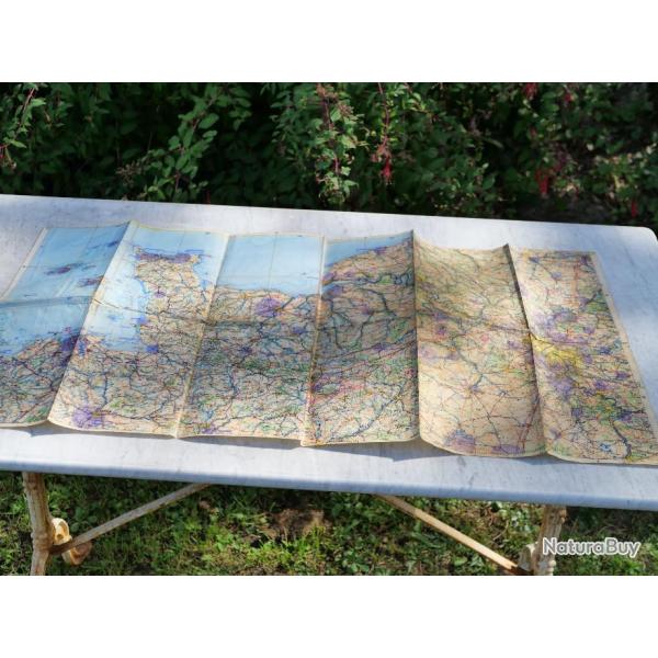 Arm�e de l'air - Rare carte plastifi�e AVIATION - r�gion Normandie de mai 1969