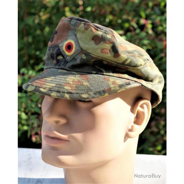 Excellente casquette CAMO arm�e de terre allemande des ann�es 80 MILTEC STURM  Taille 57
