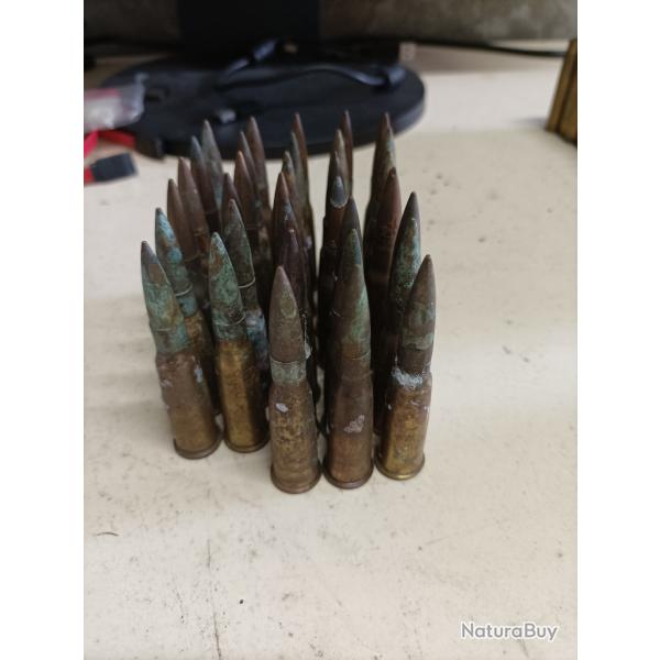 33 cartouches 8x50R d'�poque !!
