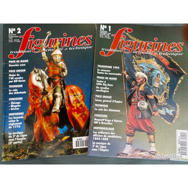 Deux num�ros de la revue � FIGURINES �