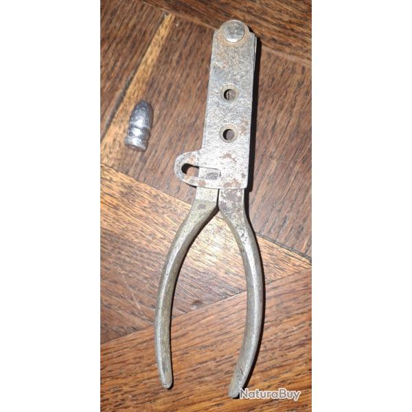 Moule a balles trs rare pour 44 Evans  New Model (long)