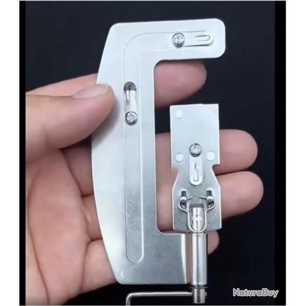 Outil de nouage rapide en acier inoxydable, antidrapant, pour bas de ligne