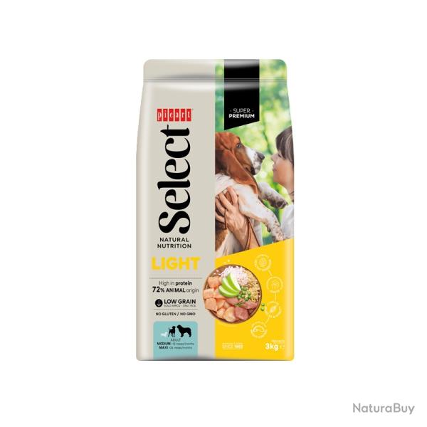 Croquettes Select Adult Light STERELISED chicken AND Rice 12 kg