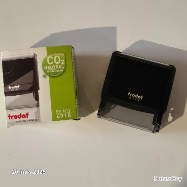 Tampon marqueur de texte Printy 4915  encrage automatique, jusqu' 7 lignes de texte