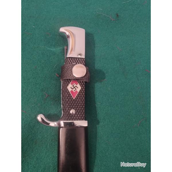 Couteau Allemande , copie  recente de le couteau Allemande de la 2 eme Guerre Mondial.