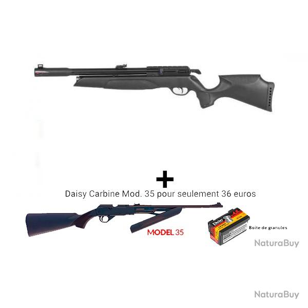 PACK COMBIN� ! Carabine Arrow Gamo 4,5 mm + Carabine PCP � pompe Daisy mod. 35 Cal. 4,5 mm