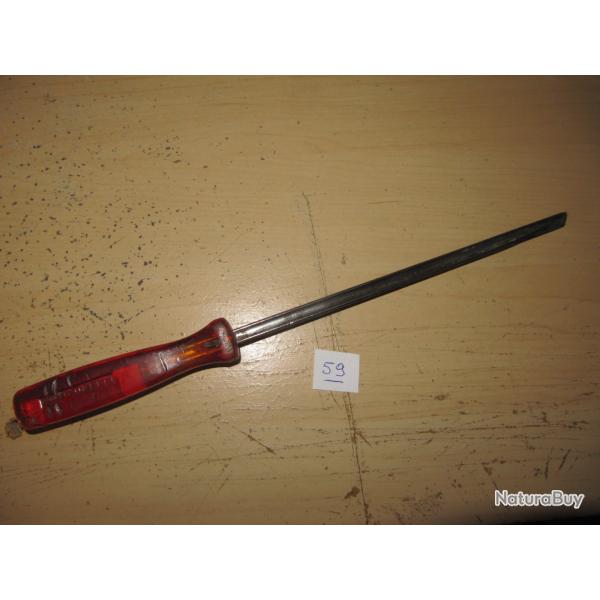 Tournevis long pour crosse bout plat -(repT59)