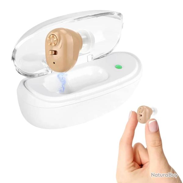 Oreillettes amplificatrices Aide auditive Rechargeable batterie longue dur�e