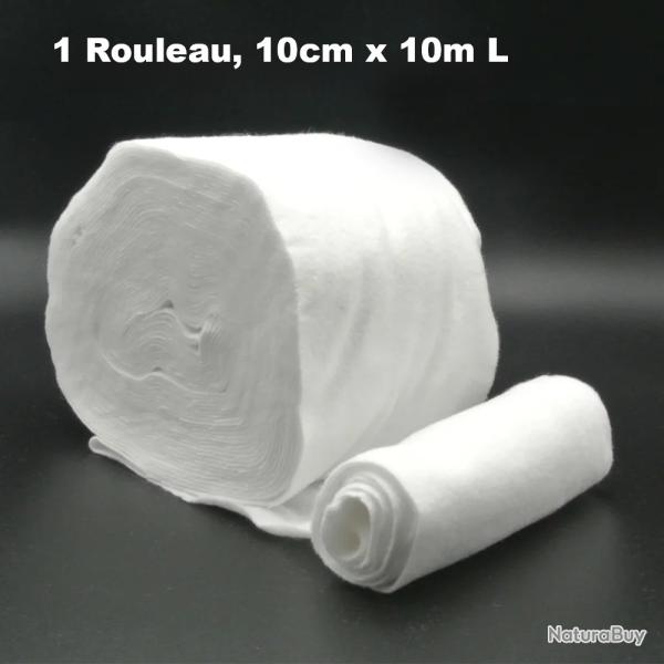 Rouleau de patch en flanelle 100% coton  dcouper - 10cm x 10m