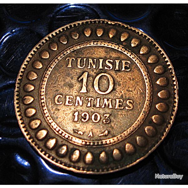 Tunisie  piece de 10 centimes 1903 A  (protectorat fran�ais)