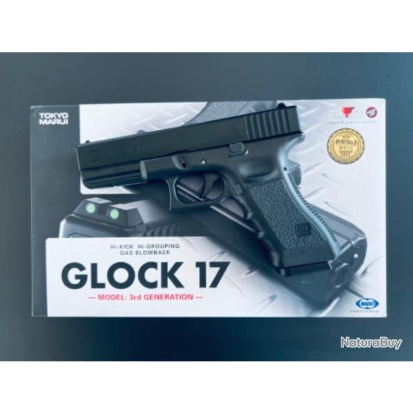 Glock 17 gen3 GBB Tokyo Marui avec night sights