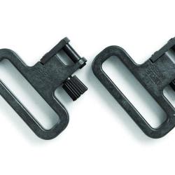 Jeu de 2 boucles Uncle Mike's bronzees normes militaires 3.18cm