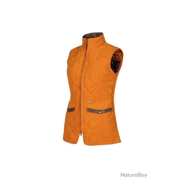Gilet matelass� femme Caramel Douceur chaude style campagne