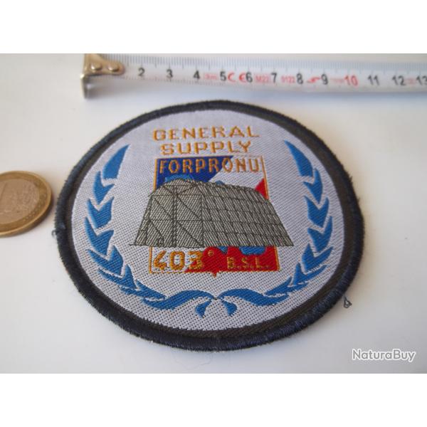 cusson militaire OPEX approvisionnement gnral FORPRONU 403 B.S.L