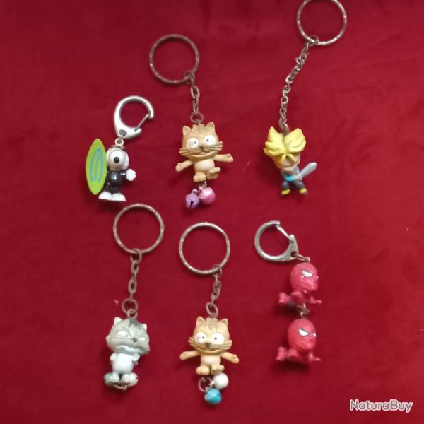 lot d ancien Goodies vintage ( spiderman , dbz , snoopy , etc )