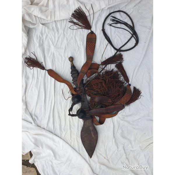 Sabre de parade Africain d'apparat Art Tribal Mandingue 1900