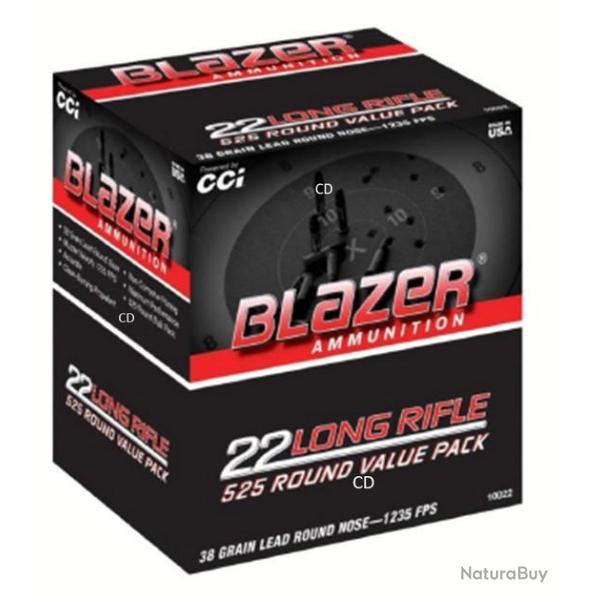 Munitions Cal. 22Lr CCI Blazer par 525 !