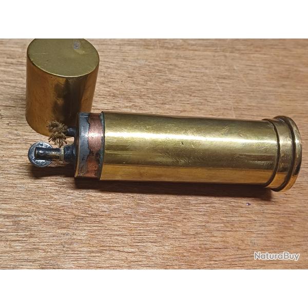 RARE ! Tr�s beau briquet de poilu - art de tranch�e WW1