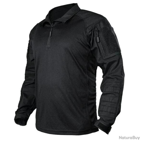 Chemise combat UFS BDU IDOGEAR avec coudi�res Noir