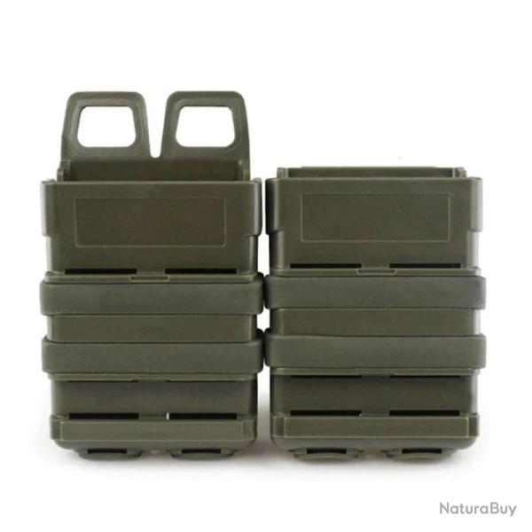 Porte-chargeur tactique M4 5.56 CLUSGO Fast Molle - Vert arm�e