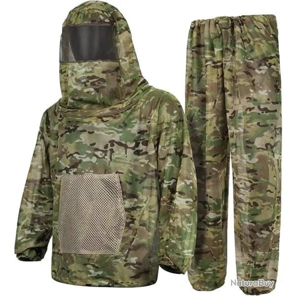 Tenue camouflage Shadow Moss Ghillie anti moustiques