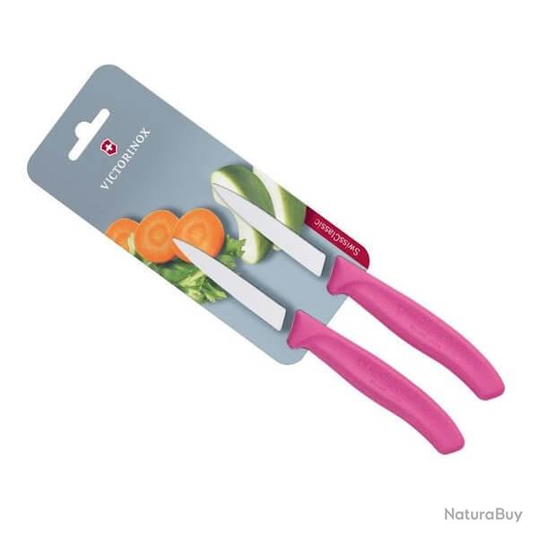 6.7606.L115B 2 couteaux d'office Flashy Victorinox Swiss Classic