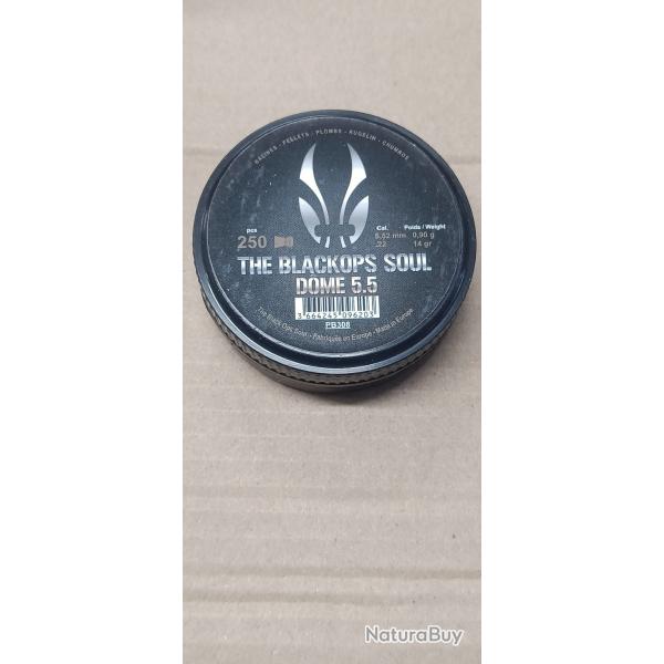 PLOMBS BLACKOPS SOUL 5,5mm Dome x250 PB308