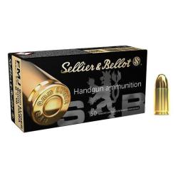 MUNITIONS SELLIER BELLOT 9X19 124GR FMJ X50