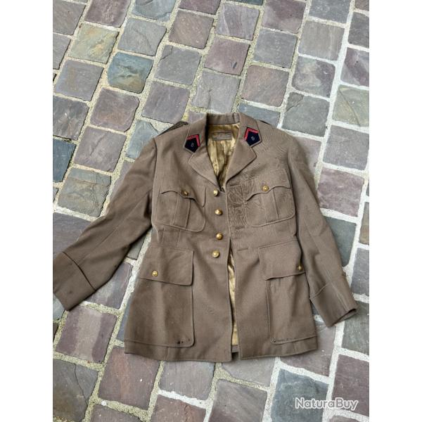 Vareuse soldat Fran�ais officier 5 Regiement mod�le 1939 France tailleur WW2 (21)