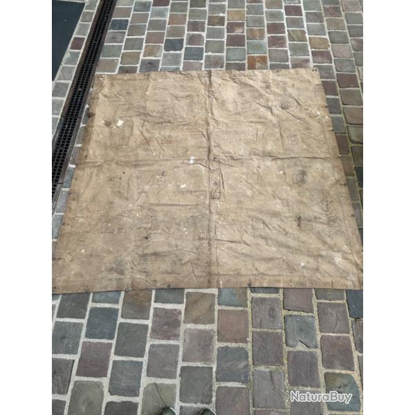 Toile de tente poncho Franais modle 1935 French soldat WW2 Militaire France  1939/1945 (21)