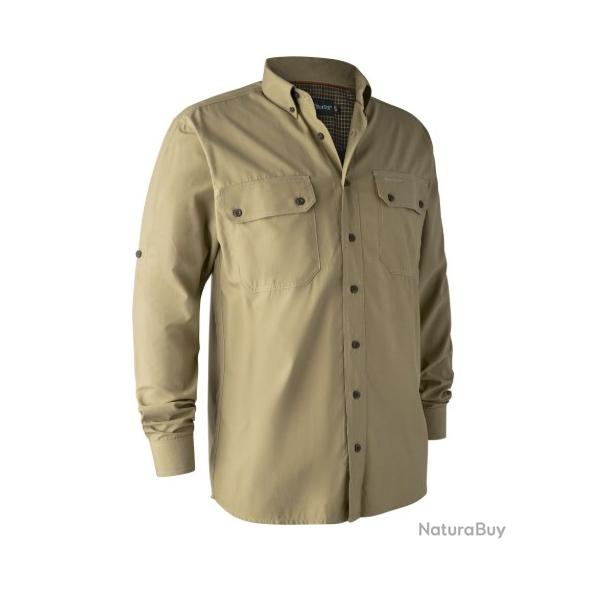 WAHOO - Chemise DEERHUNTER REYBURN BAMBOO Beige