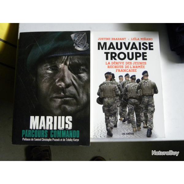 LIVRES COMMANDO MARINE ET MAUVAISE TROUPE