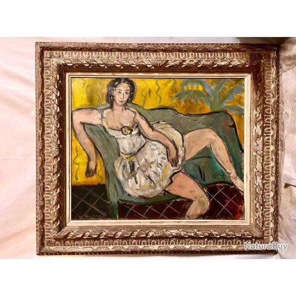 Henri Matisse ballerine sur le sofa phjile sur toile