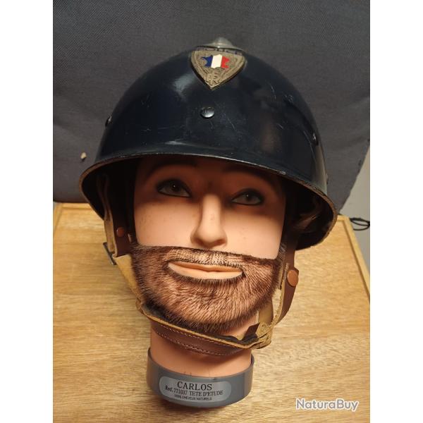 Casque de maintien de l'ordre modle 53 - POLICE NATIONALE - fin des annes 60