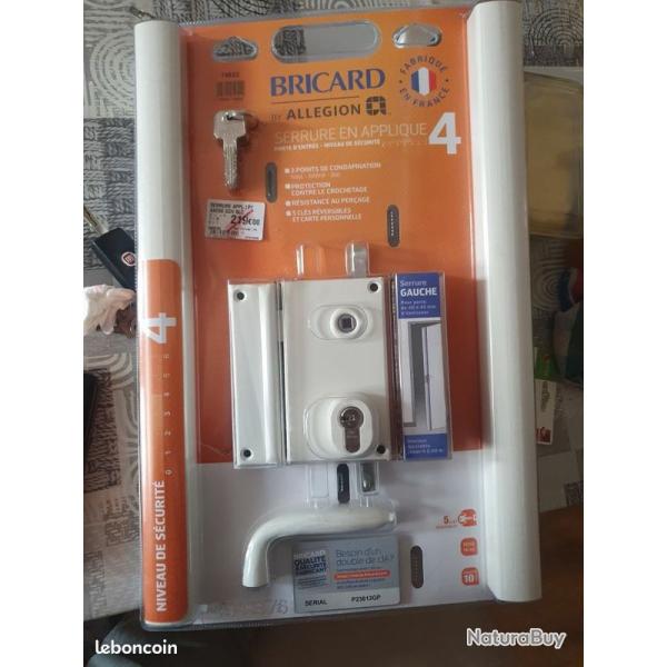 Serrure de suret� 3 points Bricard ou ISEO Prix TRES BAS !