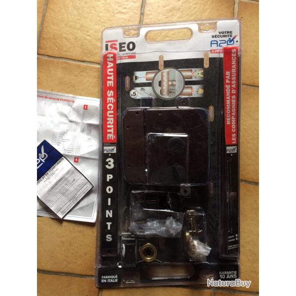 Serrure de suret� 3 points ISEO Prix TRES BAS !