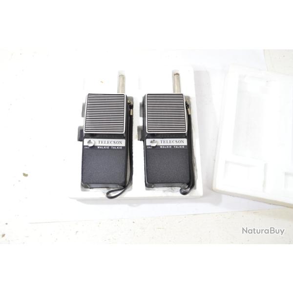 Paire de talkie Walkie Telecson 15-00BB 5 Transistor JAPAN. Vintage annes 1980