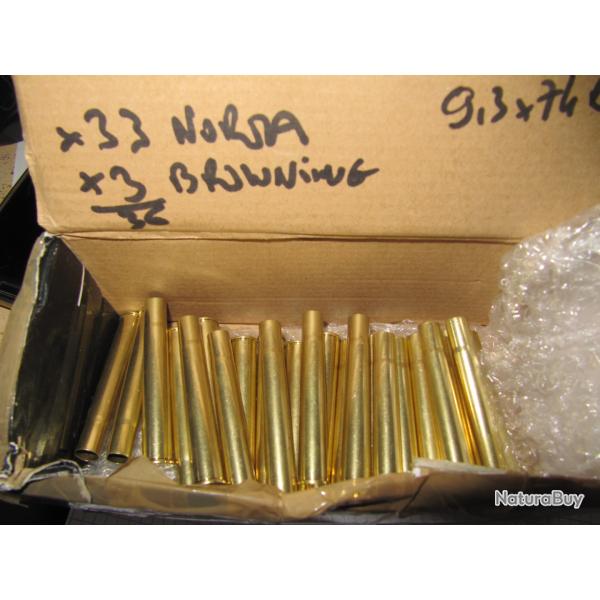 Douilles 9.3x74 nettoy�es