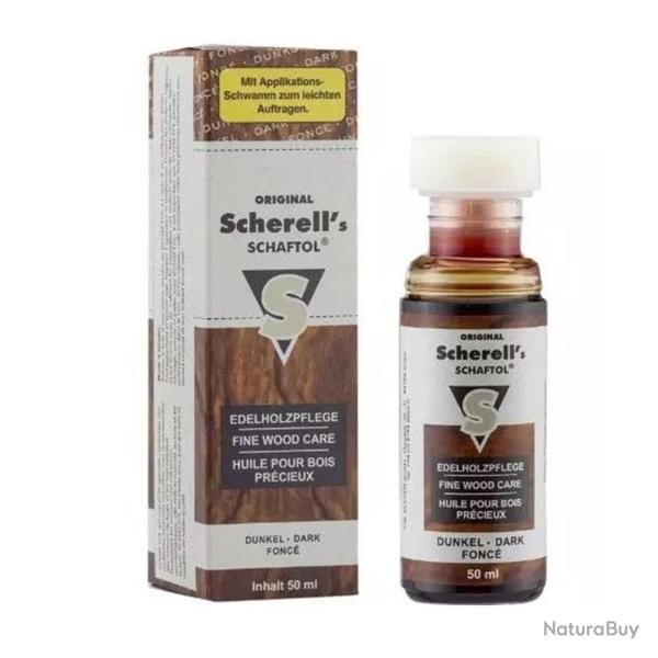 Huile SCHAFTOL pour bois teinte fonc� 50 ml