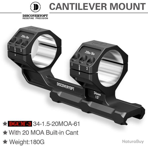 Discovery Discoveryopt Montage Monobloc cantilever 34mm pent� 20moa