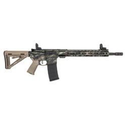 Carabine PSA Custom 16" M4 5.56, Tiger Stripe Camo Tan