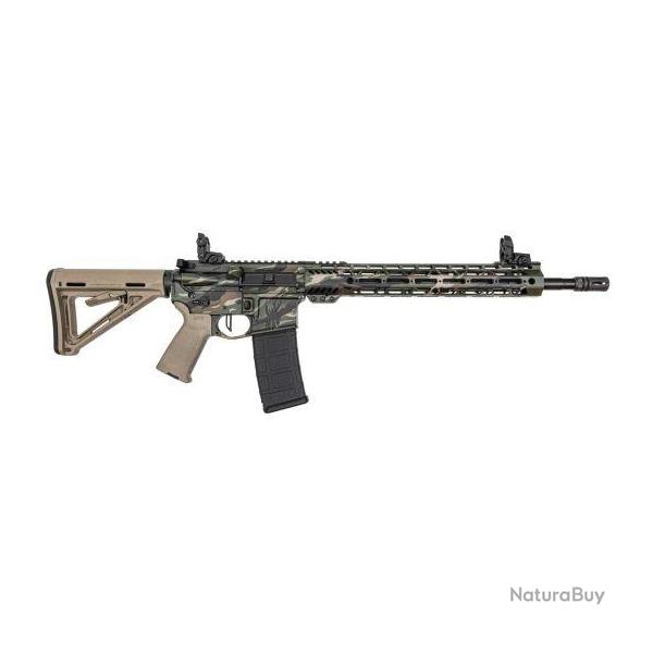 Carabine PSA Custom 16" M4 5.56, Tiger Stripe Camo Tan