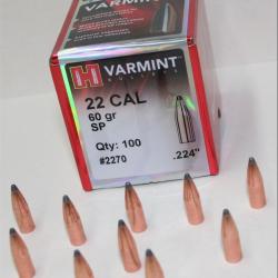 OGIVE HORNADY 2270 CAL. 22 SP 60GR X100