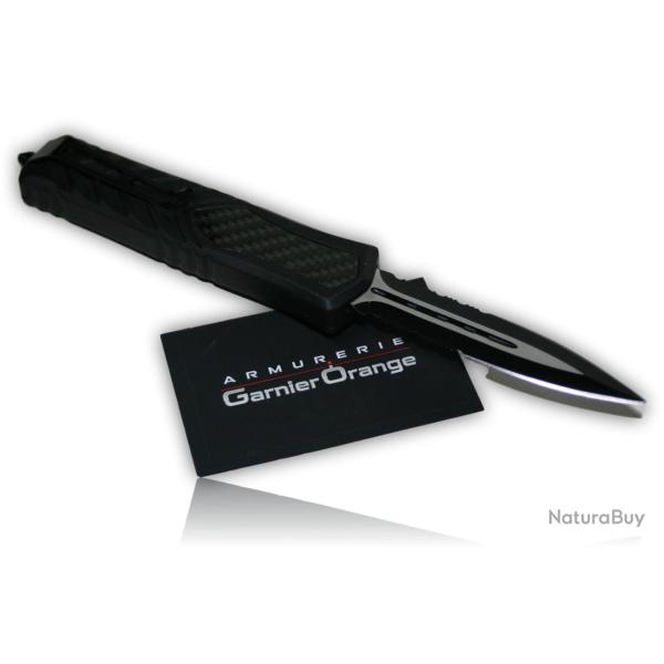 COUTEAU EJECTABLE MAX KVIVES MKO19 LAME CRANTE GRAND MODELE